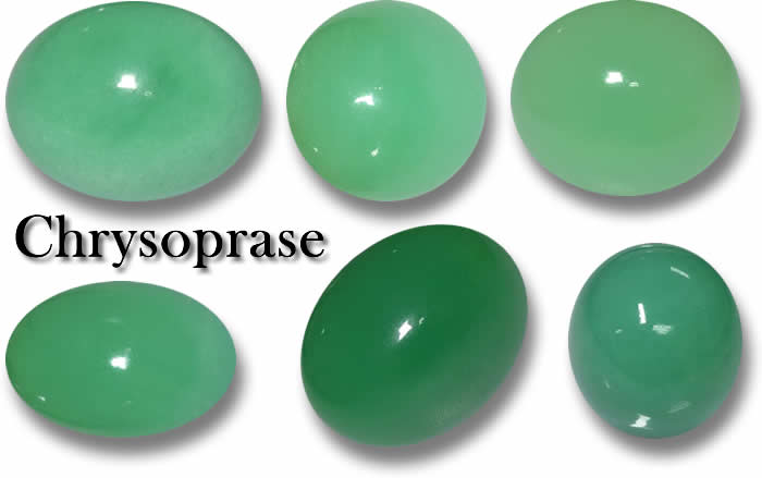 Crisoprásio Gemstones em GemSelect