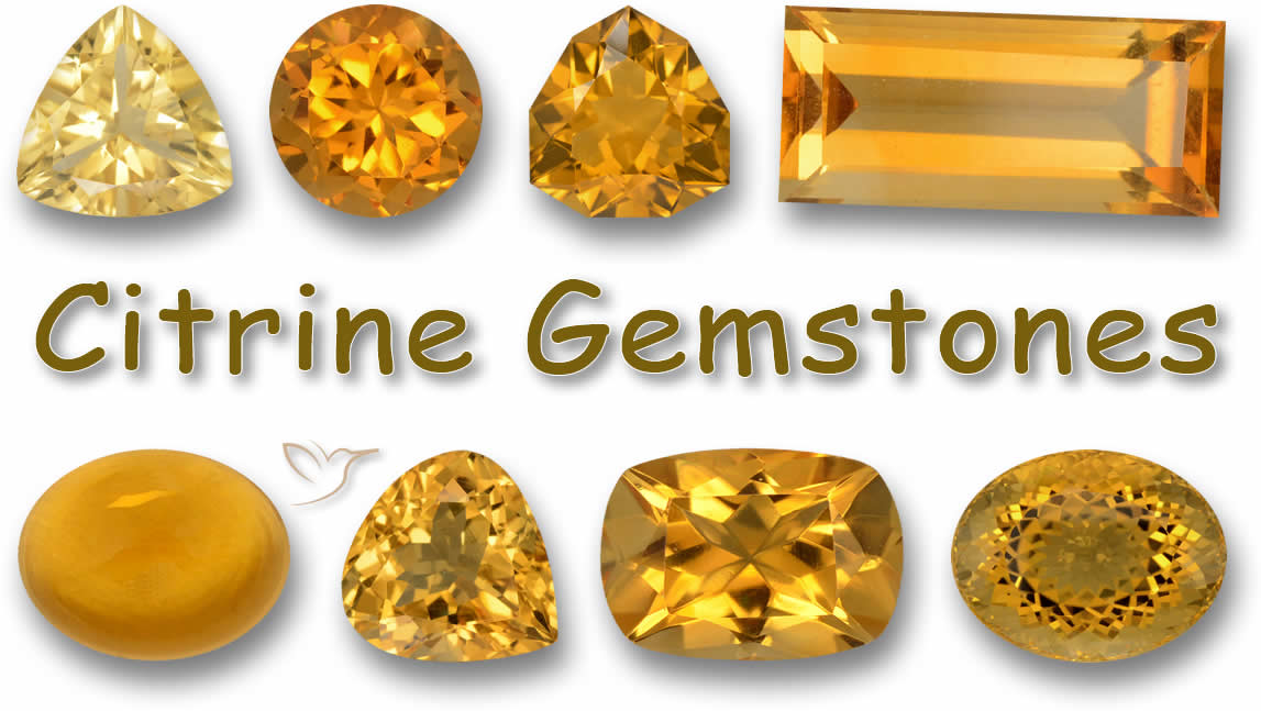 Gemas Citrina Naturais