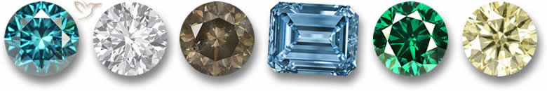 Pedras preciosas de diamante
