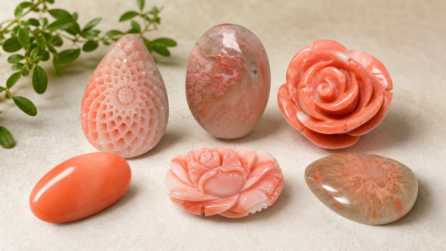 Gemas de coral natural - guia de compra