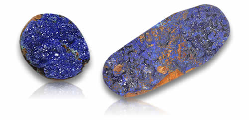 Pedras Preciosas Druzy Azurita