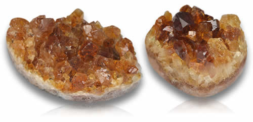 Gemas Druzy Citrine