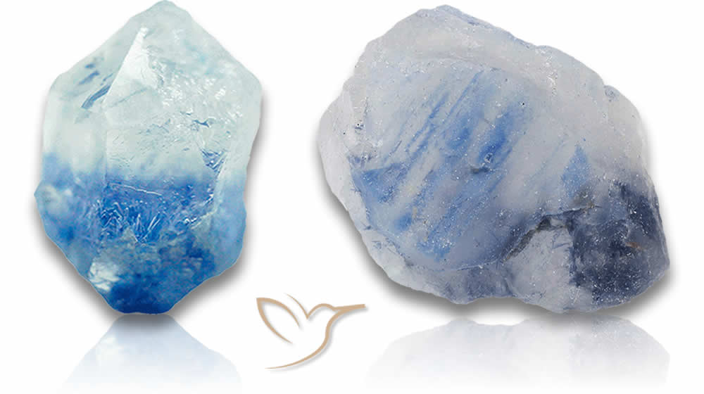 Quartzo Dumortierita: Pedra Bruta