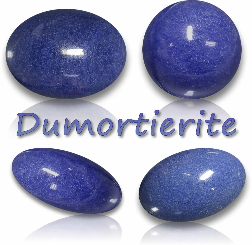 Pedras preciosas naturais de dumortierita