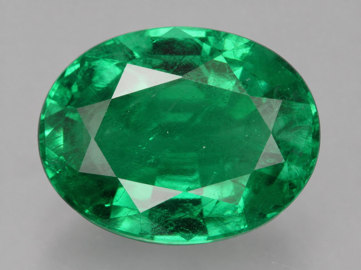 Visão aproximada de gemas de esmeralda naturais.
