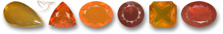 Gama de cores Opala de Fogo