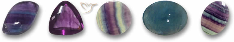 Pedras preciosas de fluorita