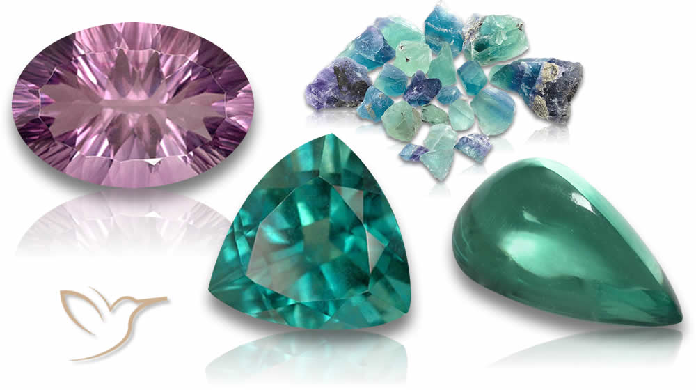 Pedras preciosas de fluorita