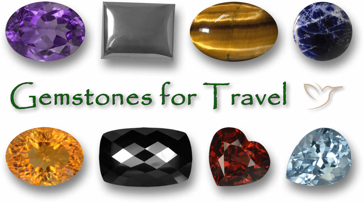Pedras preciosas para viagens