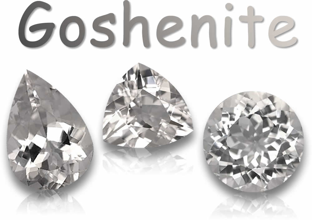 Pedras preciosas naturais de goshenita