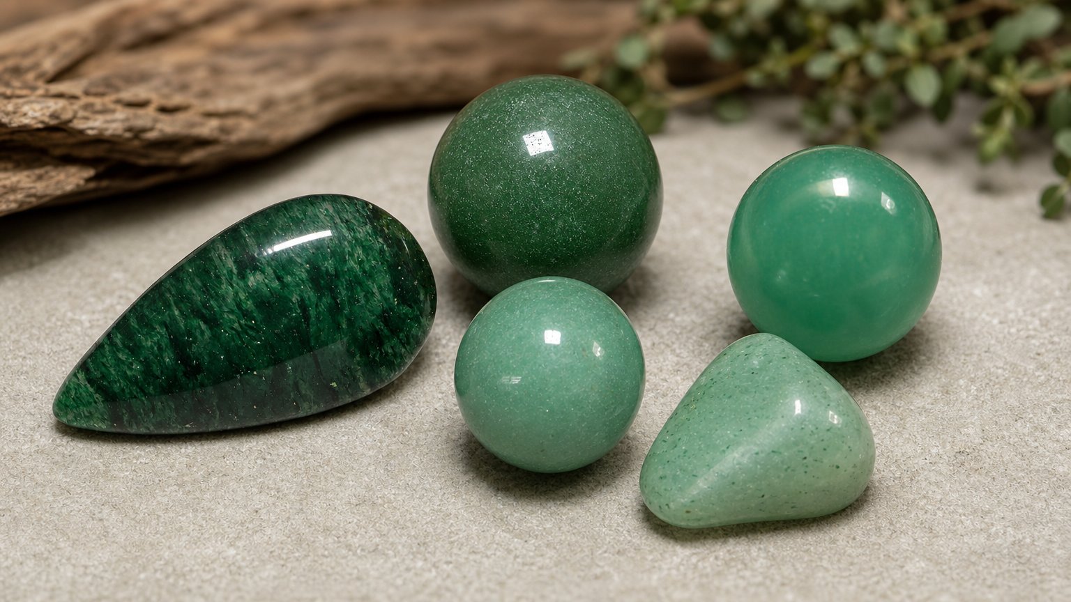 Gemas de Aventurina Verde Natural - guia de compra