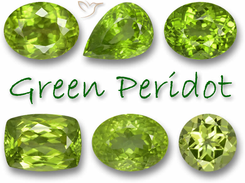 Pedras Preciosas Peridoto Verdes