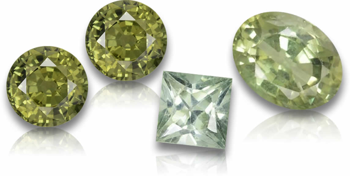 Safira Verde à Venda
