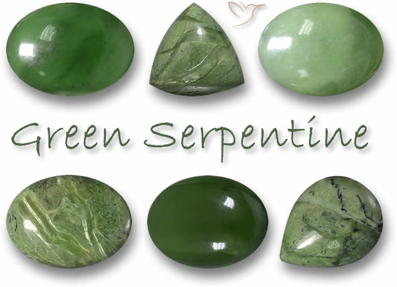 Compre pedras preciosas serpentinas