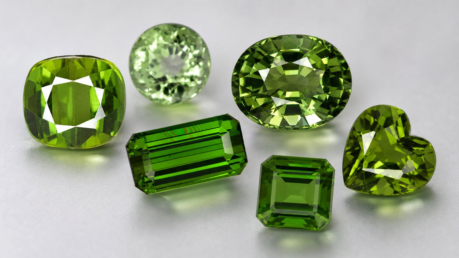 Gemas de turmalina verde natural - guia de compra