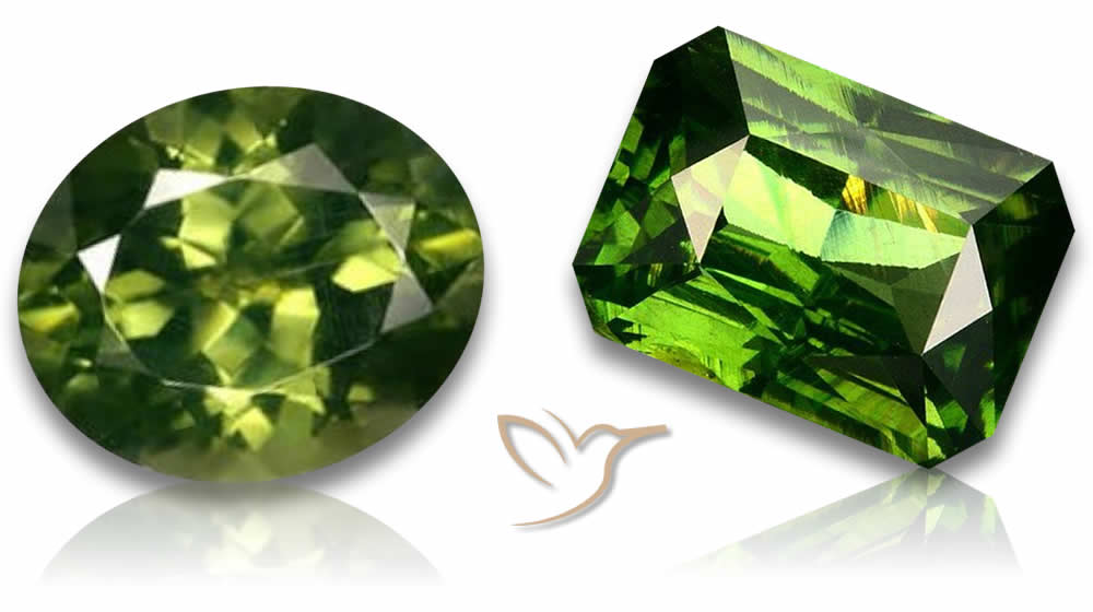 Zircão Verde Raro
