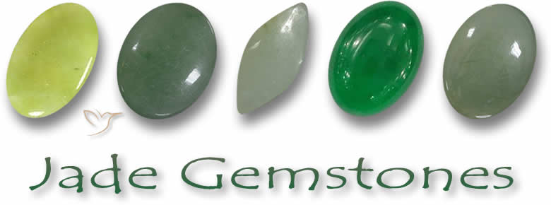Pedras preciosas naturais de jade