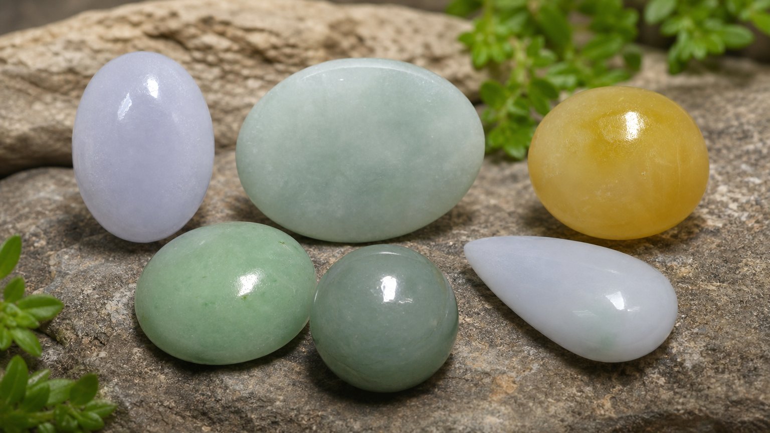 Gemas de jadeíta natural - guia de compra