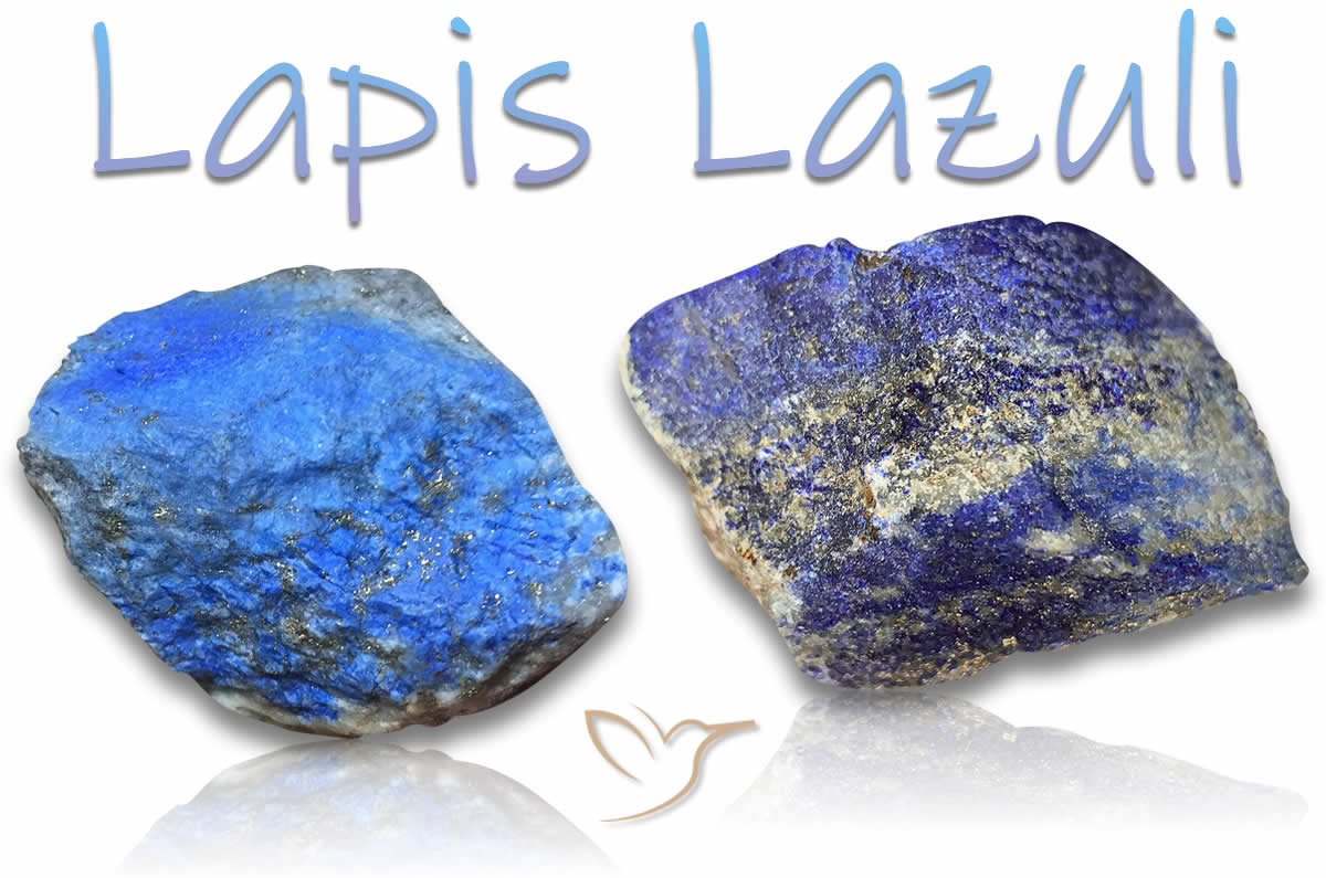 Pedras ásperas de lápis-lazúli