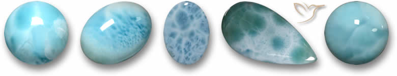 Pedras preciosas Larimar