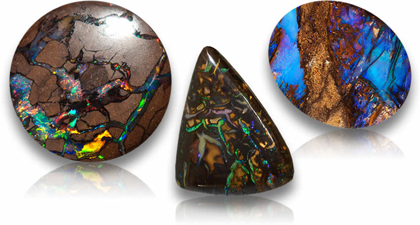 Cabochões de opala de pedra solta para fabricação de joias