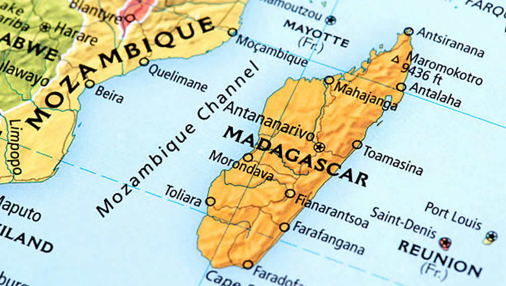 Mapa de Madagáscar