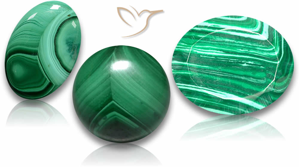 African Malachite Gems