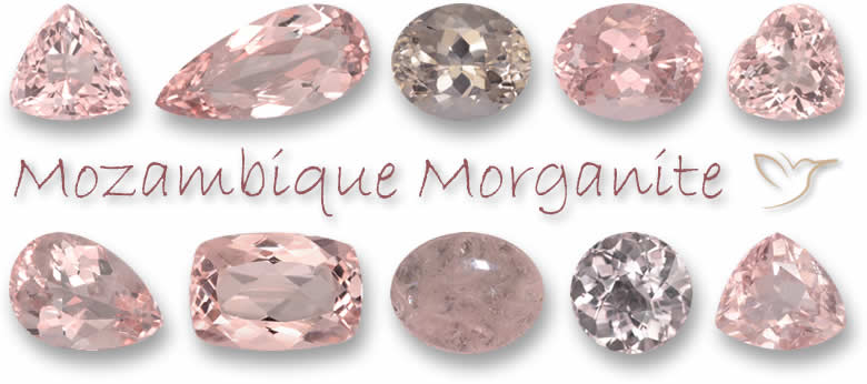 Compre pedras preciosas de morganita de Moçambique