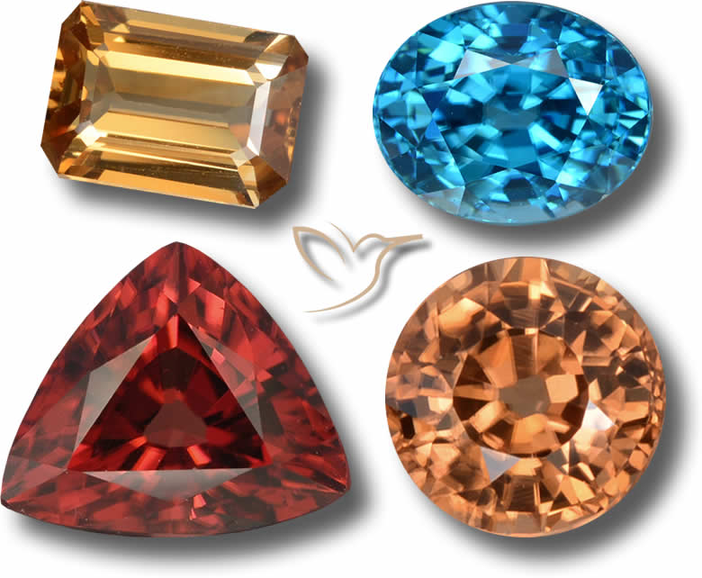 Pedras preciosas de zircônia na GemSelect