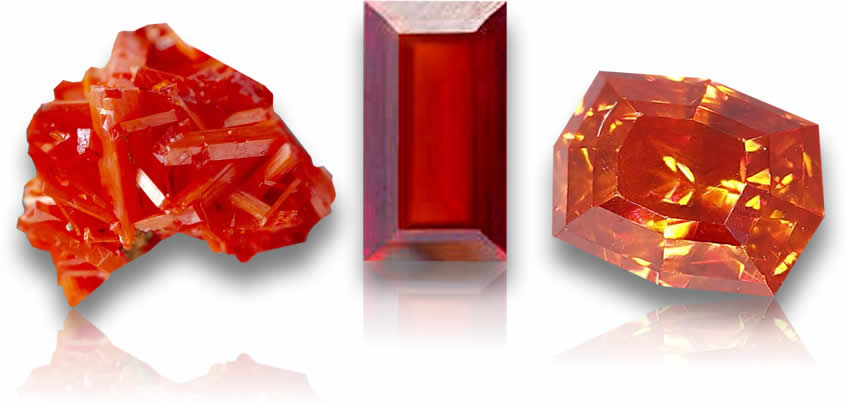 pedras preciosas crocoite