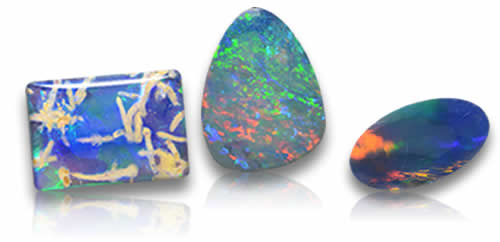 Pedras Preciosas Duplas de Opala