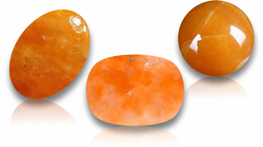 Compre pedras preciosas de calcita laranja