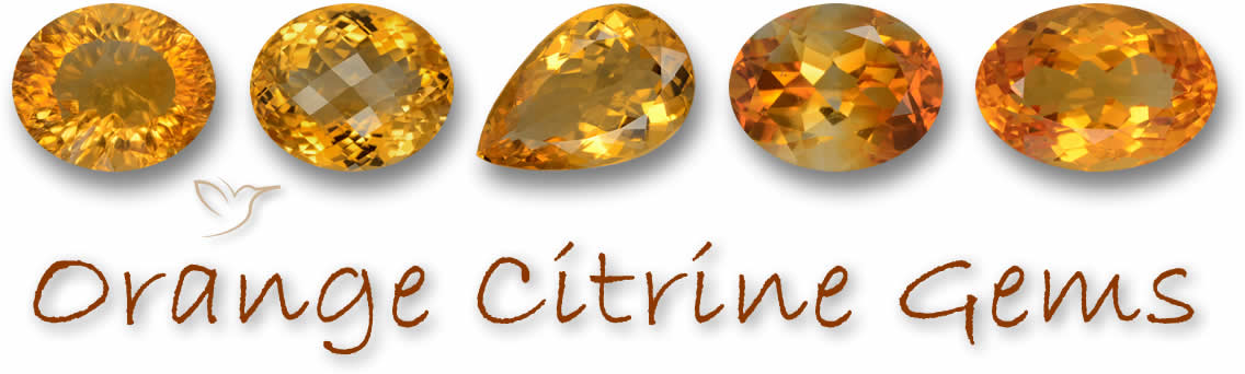 Compre pedras preciosas de citrino laranja
