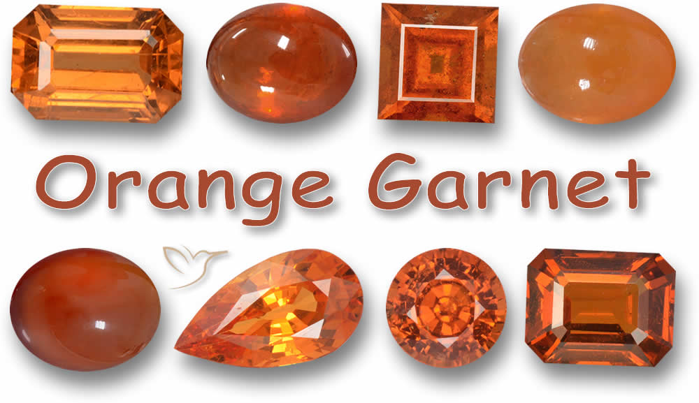 Compre pedras preciosas de granada laranja