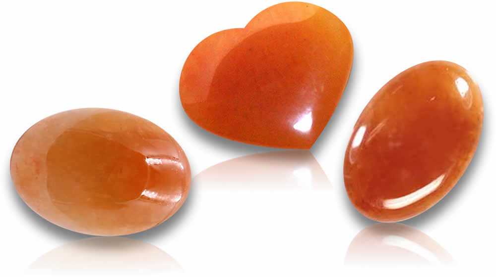 Compre pedras preciosas de jade laranja