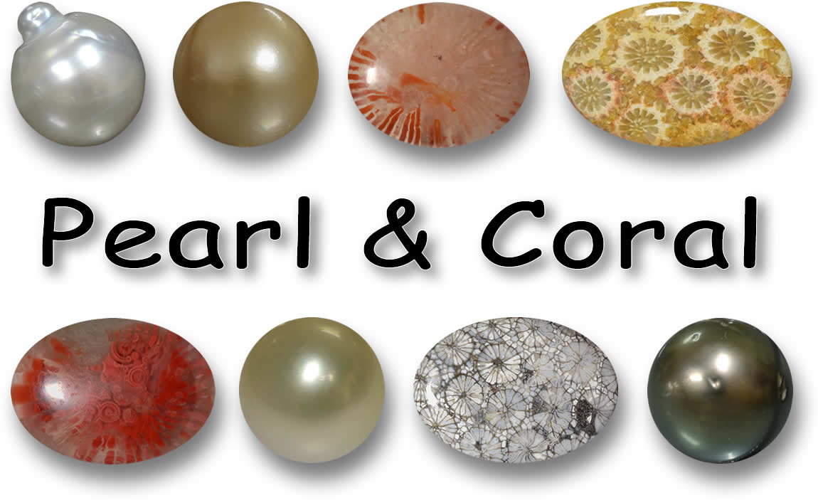 Compre pedras preciosas de pérola e coral