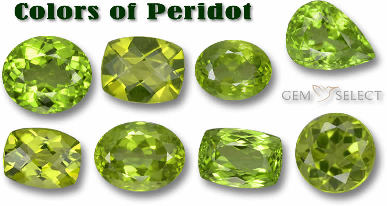 cores de peridoto