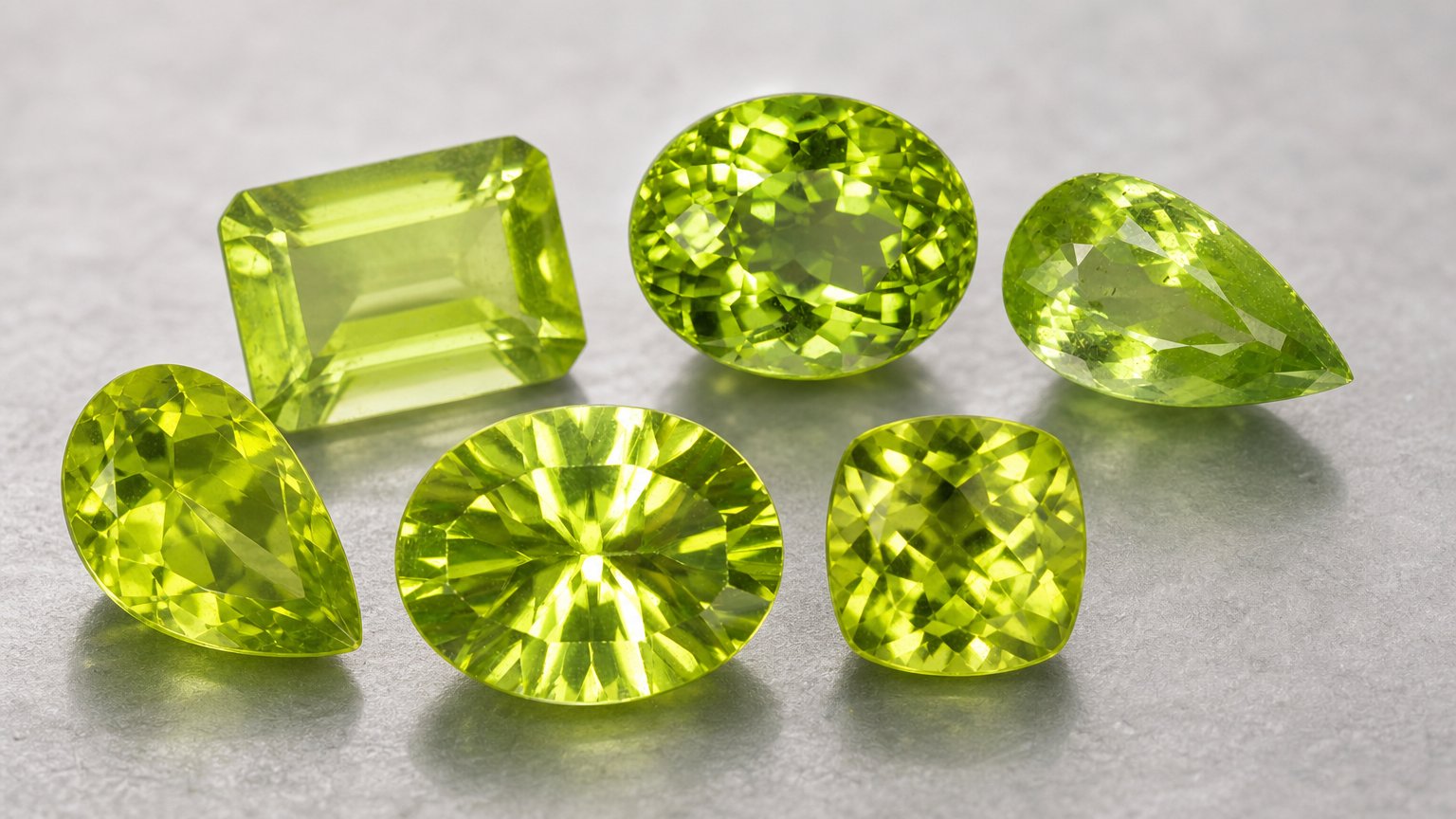 Gemas de peridoto natural - guia de compra