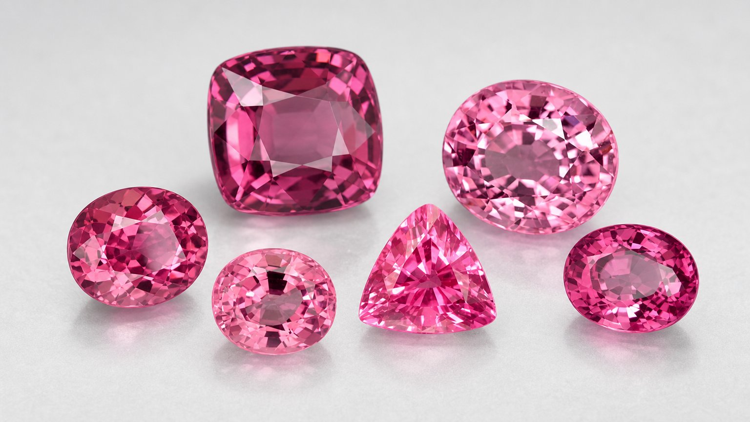 Gemas de espinélio rosa natural - guia de compra
