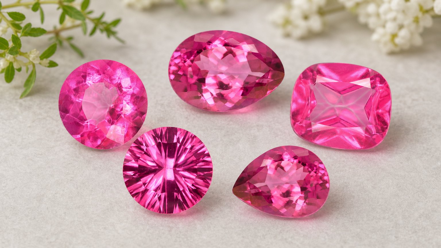 Guia de compra de gemas de topázio rosa natural