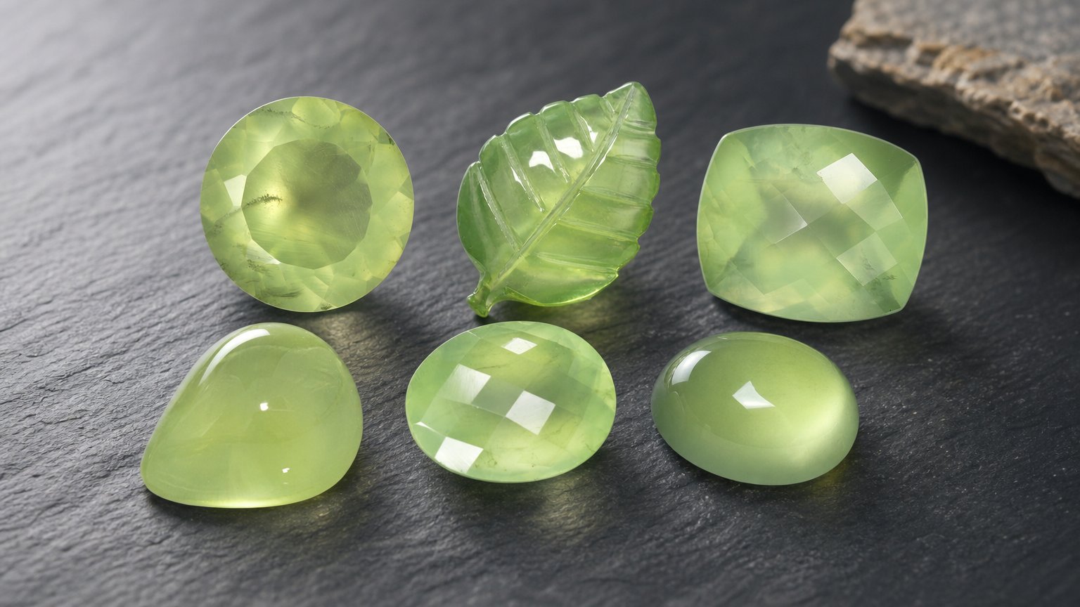 Gemas de prehnita natural - guia de compra