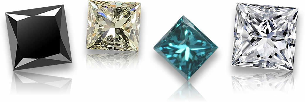 Diamante com corte princesa à venda