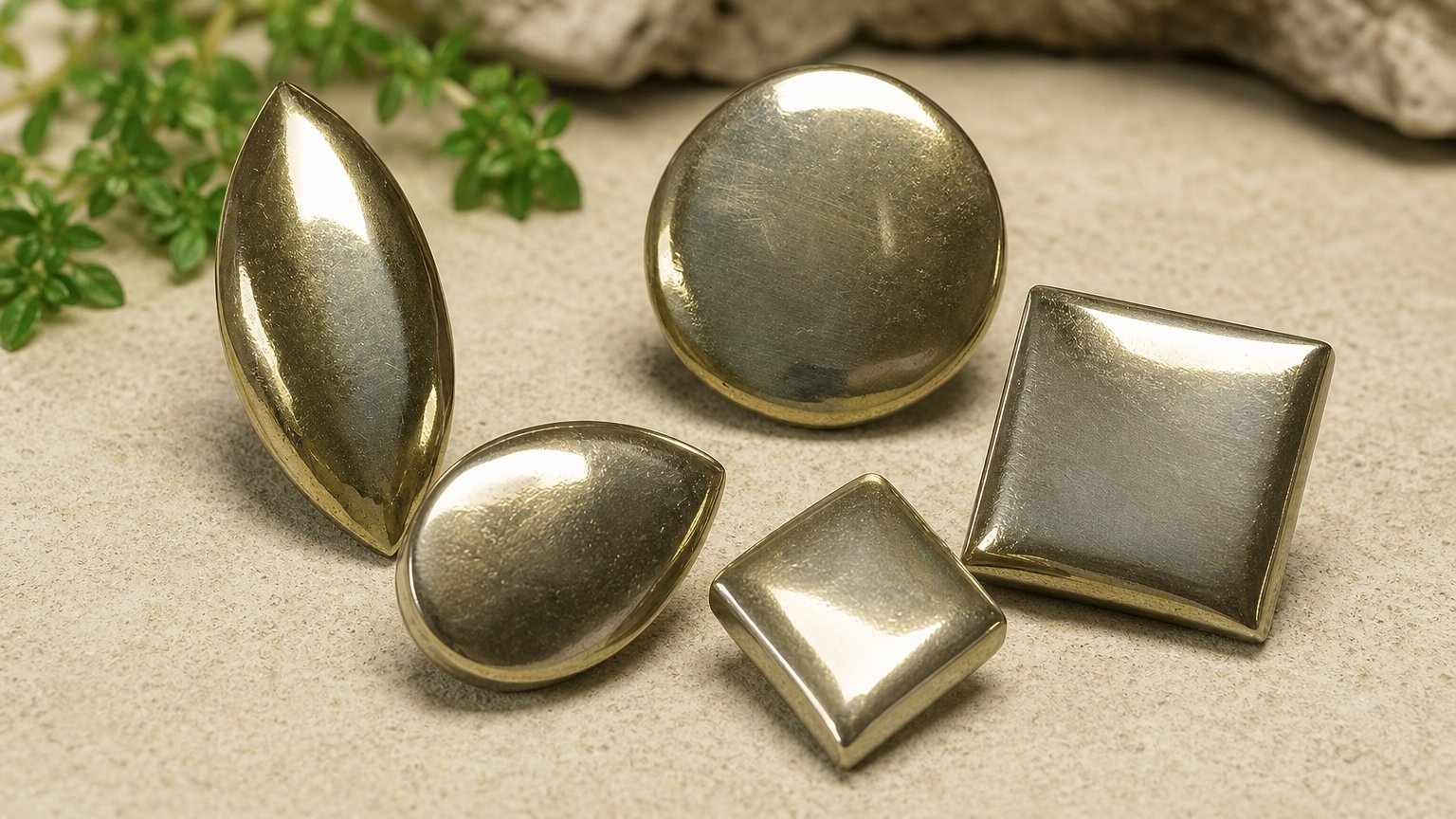 Pedras preciosas de pirita natural - guia de compra