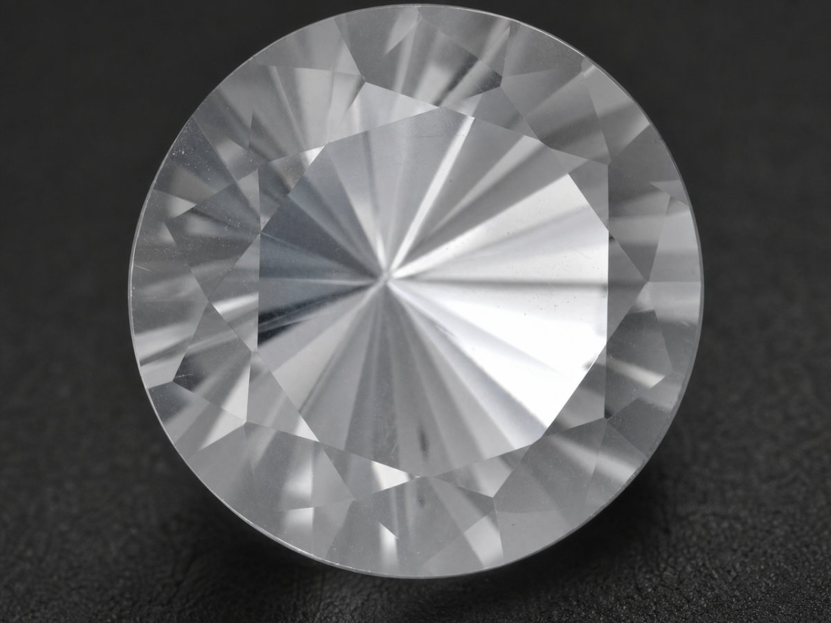 Visão aproximada de gemas de quartzo natural.