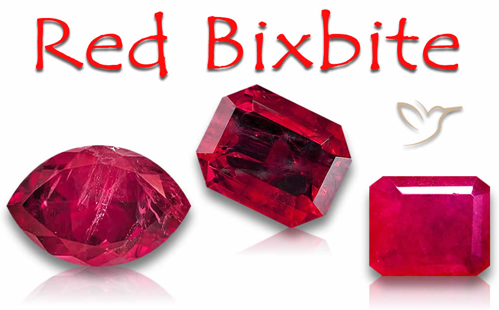 Pedras Preciosas Bixbite Vermelhas