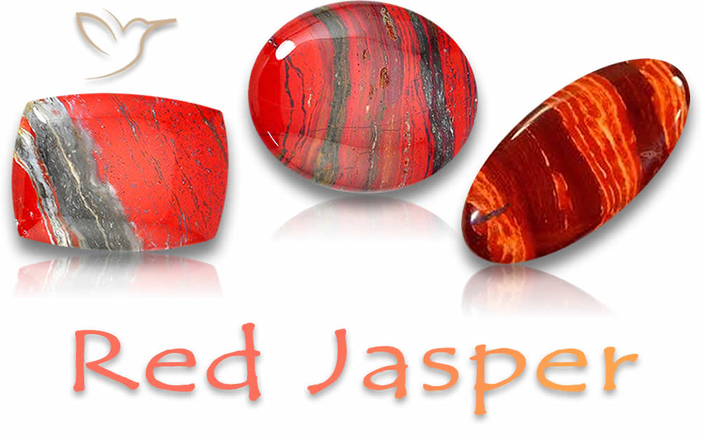 Compre pedras preciosas de jaspe vermelho