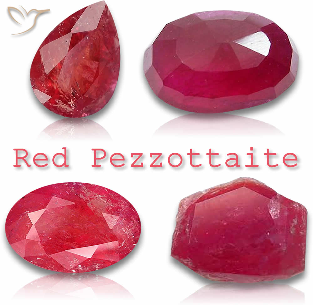 Pedras Preciosas Pezzottaita Vermelhas