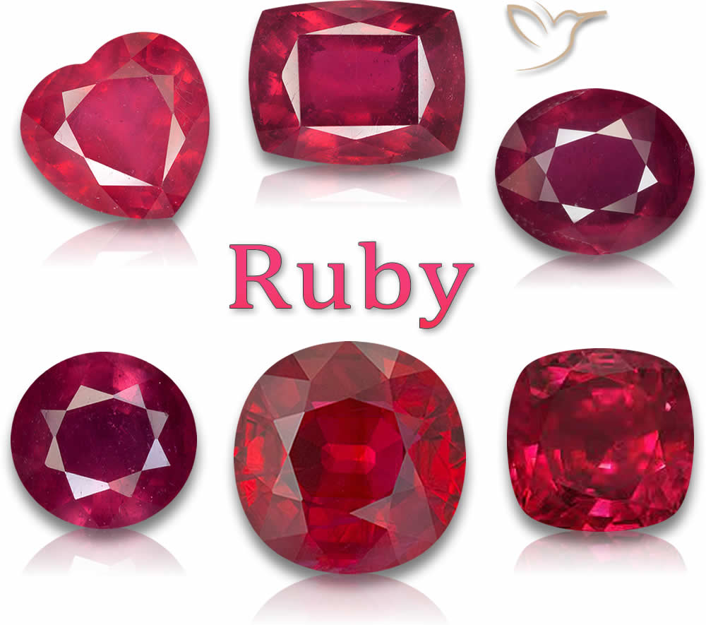 Compre pedras preciosas de rubi vermelho