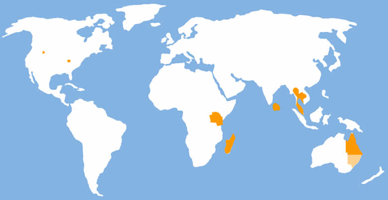 Mapa de Mineração de Safira