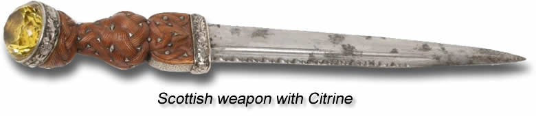 Arma Escocesa com Citrino